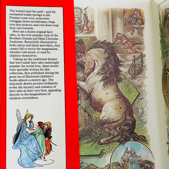 The Magic Book of Fairy Tales Hardcover Classic Illustrated Picture Book - Picture 2 of 16